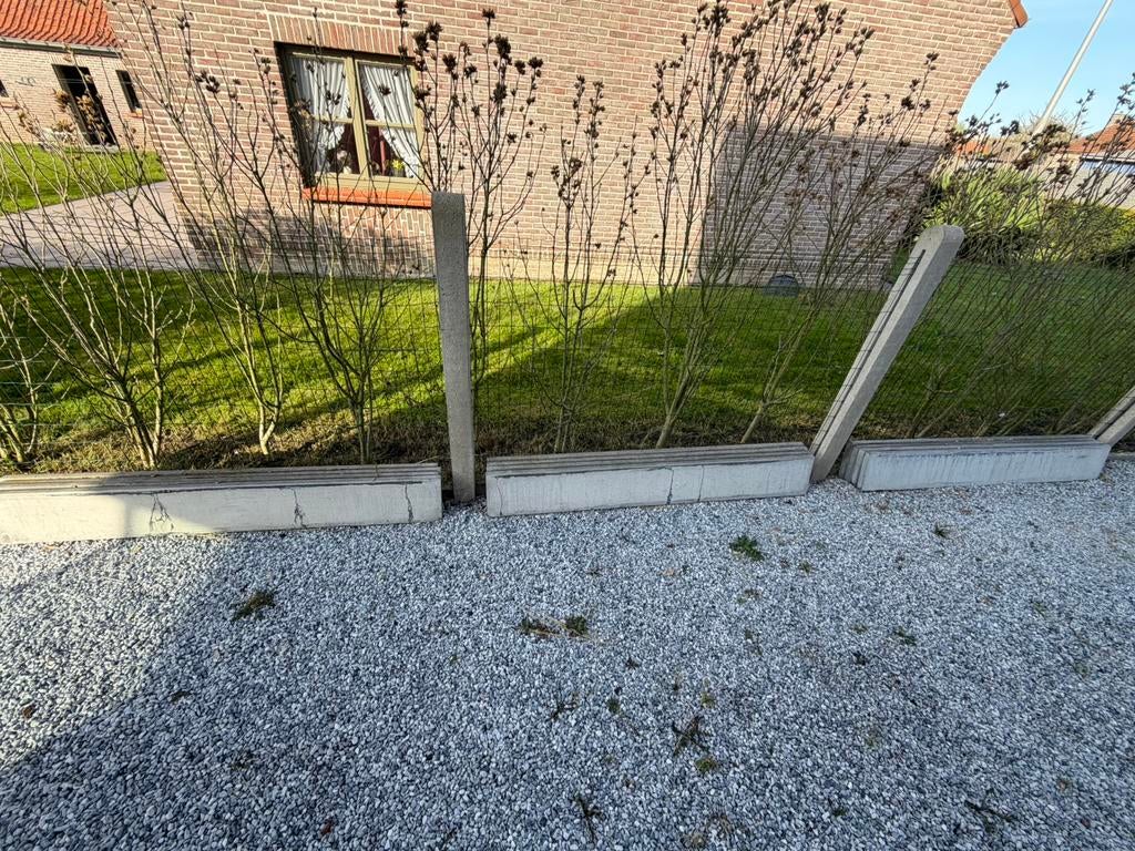 Betonplaat antraciet glad beton NIEUW 12ST, Jardin & Terrasse, Écrans de jardin, Autres matériaux, Enlèvement ou Envoi