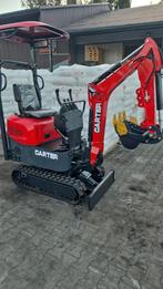 Minigraafmachine minigraver Carter ACTIE KORTING -740 EURO!, Zakelijke goederen, Verzenden, Graafmachine