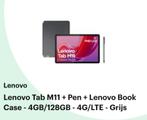 Lenovo tablet M11 + pen en case, Computers en Software, 11 inch, Ophalen of Verzenden, Zo goed als nieuw, M11