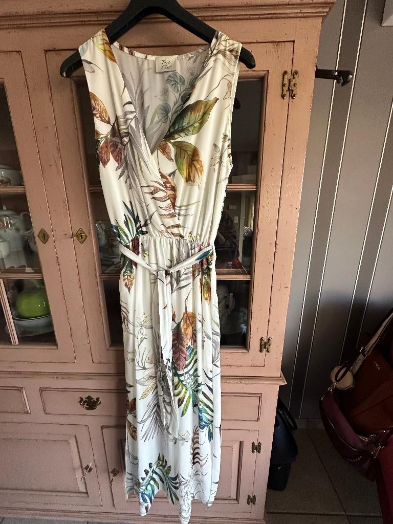 Zomerjurk Terra di Siena taille unique, Autres couleurs, Comme neuf, Sous le genou, Terra di Siena