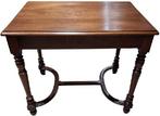 antieke eiken schrijftafel met verdoken lade, Enlèvement