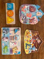 Lot de 4 puzzles en bois encastrables - Janod, Enlèvement, Utilisé, En bois