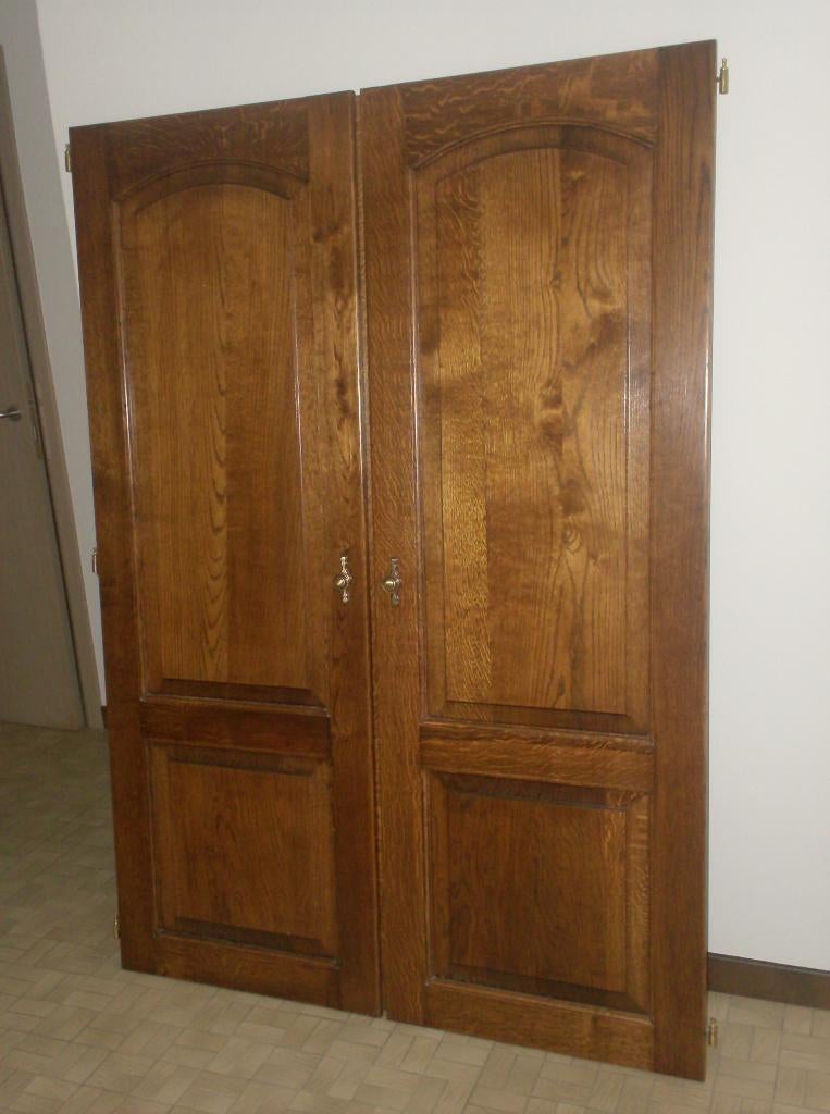 Eiken deuren te koop, Doe-het-zelf en Bouw, Ophalen, Minder dan 80 cm, Binnendeur, Minder dan 200 cm