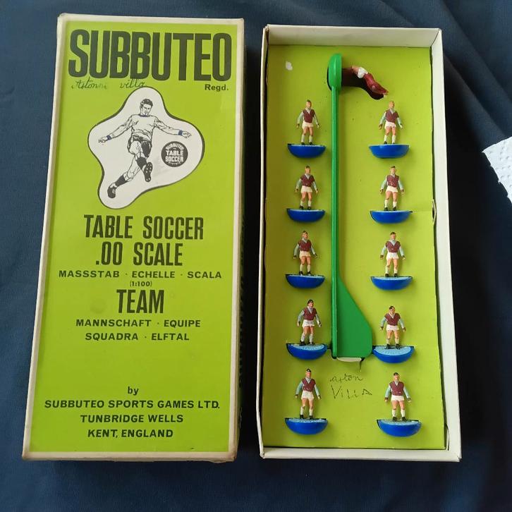 Subbuteo équipe vintage - Aston Villa, Collections, Jouets, Utilisé, Enlèvement ou Envoi