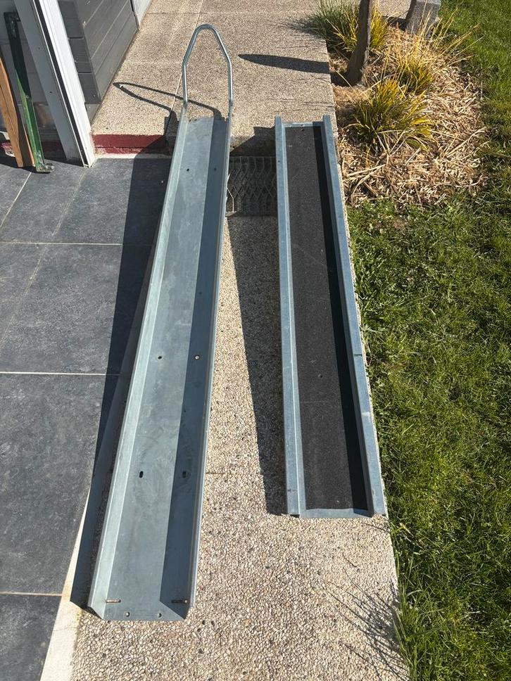 Rail et rampe moto, Autos : Divers, Remorques, Comme neuf, Enlèvement