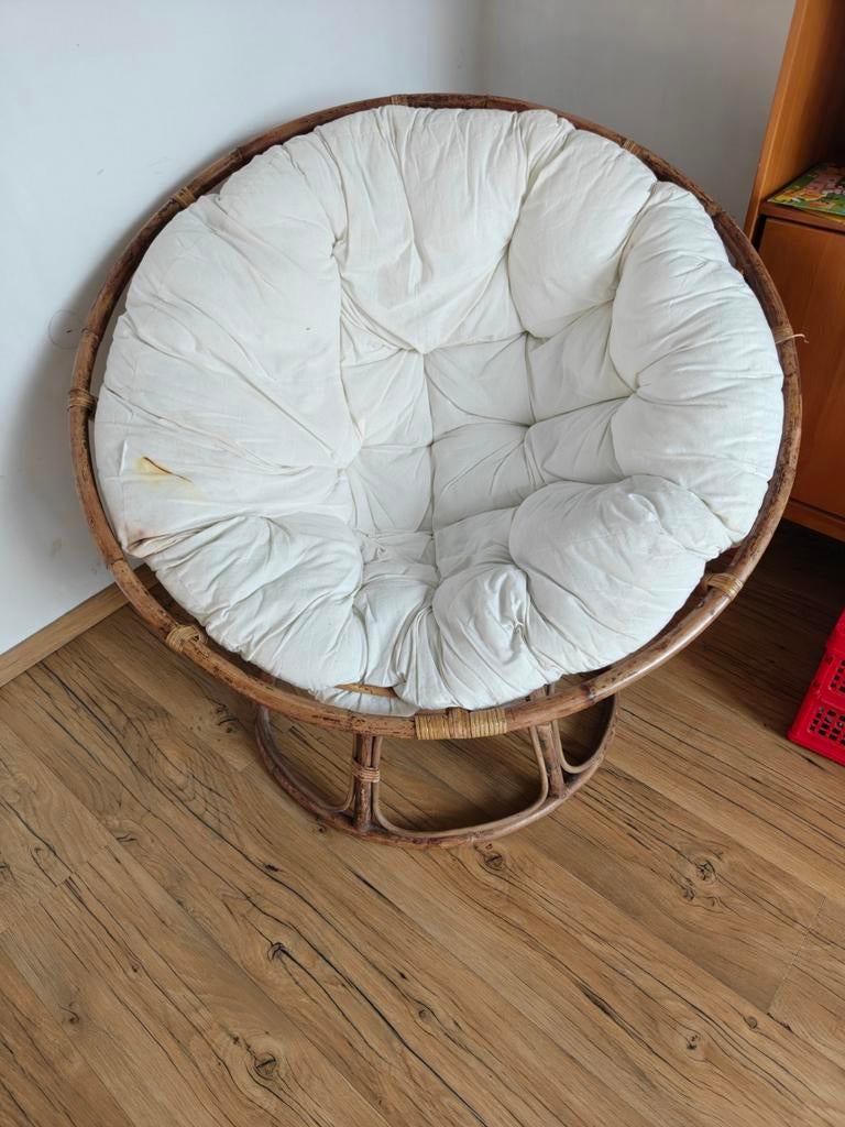 Fauteuil en rotin, Maison & Meubles, Enlèvement, Utilisé, Bois