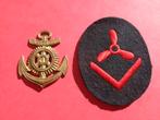 WO 2 vondst uit privaat , Kriegsmarine mouw emblemen, Enlèvement ou Envoi, Marine, Emblème ou Badge