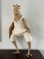 Kip in papier maché (uniek stuk), Antiek en Kunst, Ophalen