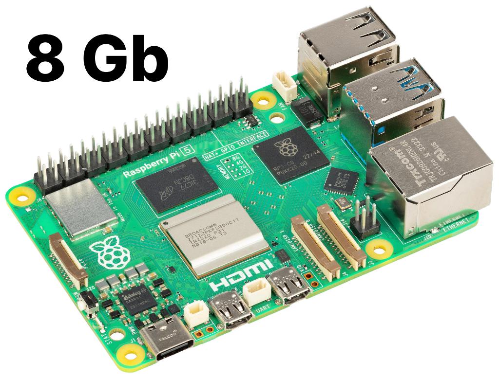 Raspberry Pi 5 – 8 GB – 2.4 GHz – Nieuw, Hobby en Vrije tijd, Elektronica-componenten, Ophalen of Verzenden, Nieuw
