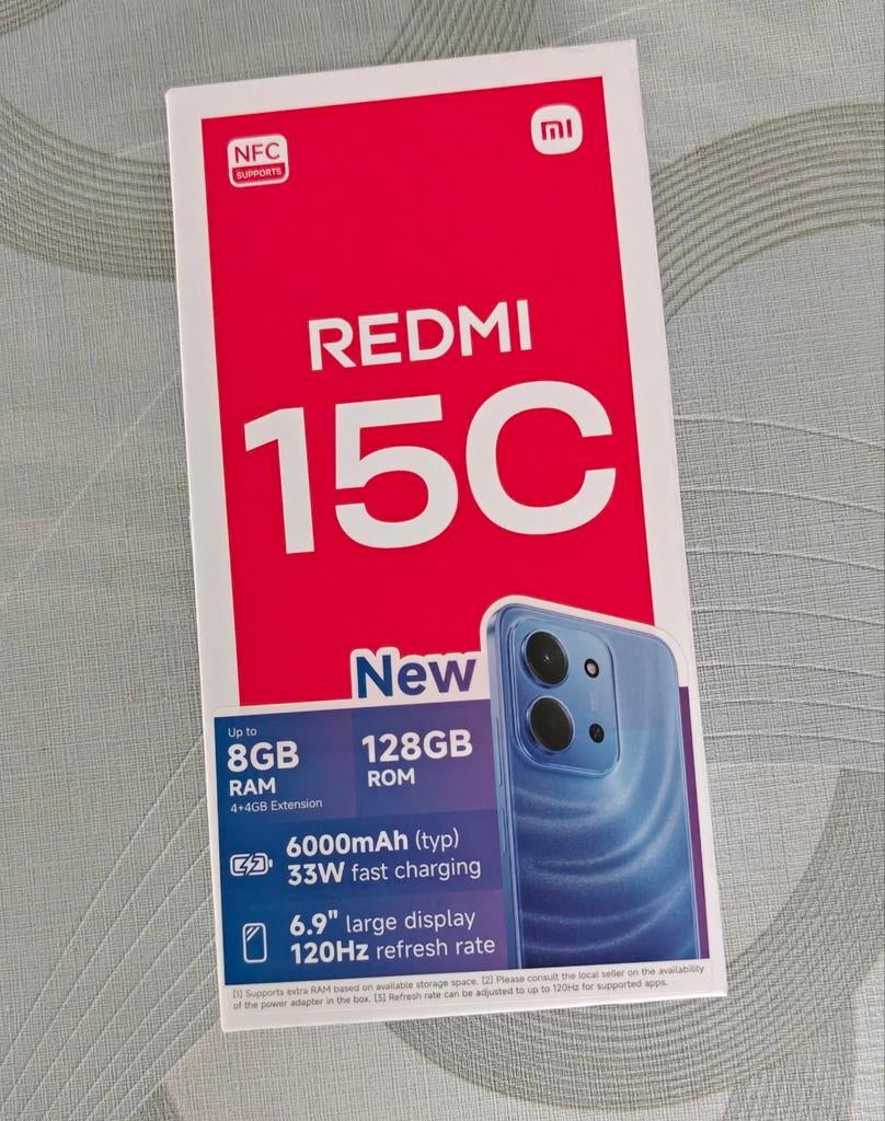 Xiaomi Redmi 15C 128gb 8gb Ram, Ophalen of Verzenden