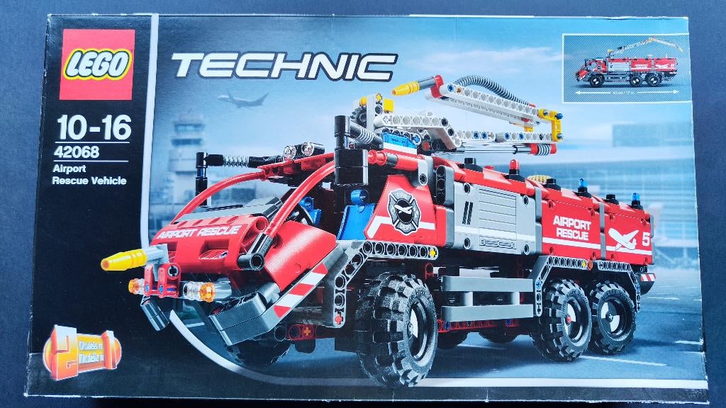 LEGO TECHNIC 42068 AIRPORT RESCUE VEHICLE (2017) NEW, Kinderen en Baby's, Speelgoed | Duplo en Lego, Zo goed als nieuw, Lego, Technic