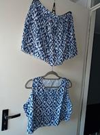Ensemble deux pièces bleu et blanc à motifs Top et short XXL, Vêtements | Femmes, Homewear, Envoi, Neuf, Taille 46/48 (XL) ou plus grande