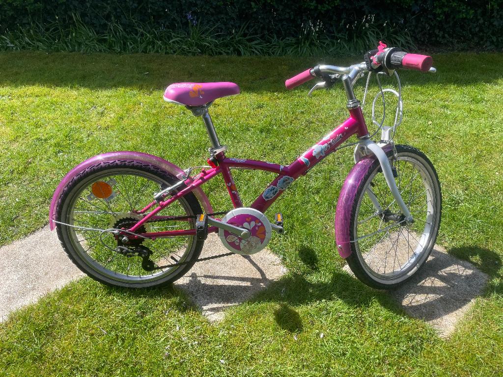 Meisjesfiets 20 inch, Vélos & Vélomoteurs, Vélos | Filles, Vitesses, Comme neuf, Btwin Decathlon, 20 pouces