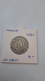 France 10 cents .1921, Timbres & Monnaies, Monnaies | Amérique, Enlèvement ou Envoi