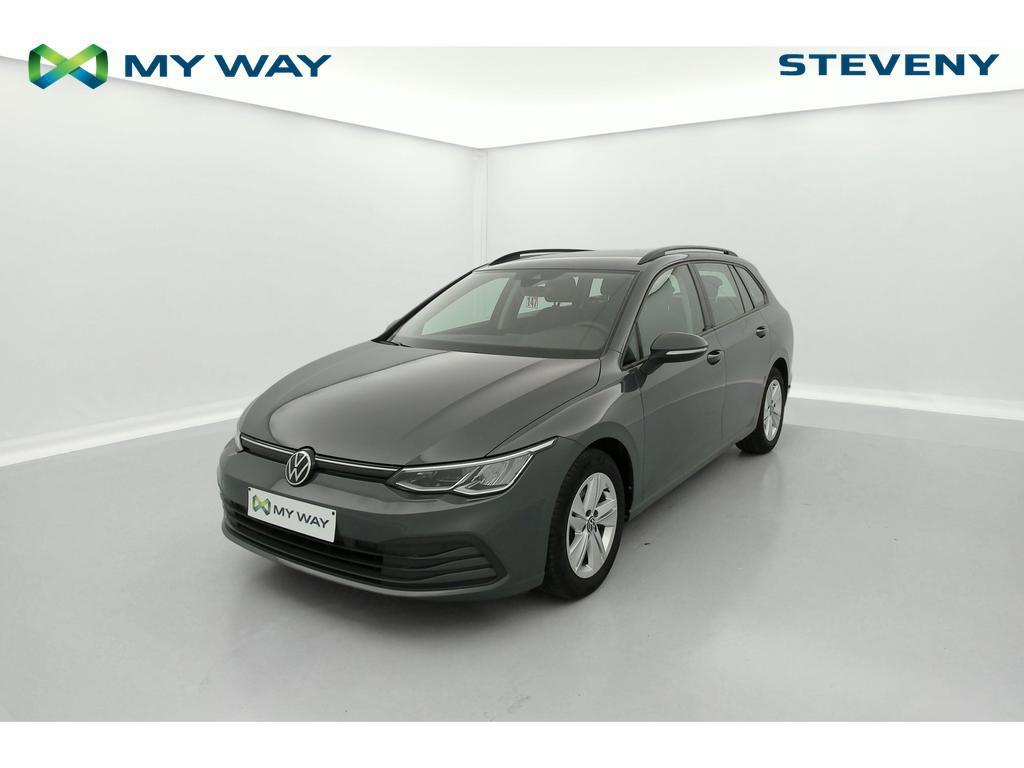 Volkswagen Golf Variant VIII New Golf Variant Life 2.0 TDI S, Auto's, Automaat, Golf, Zilver of Grijs, Te koop