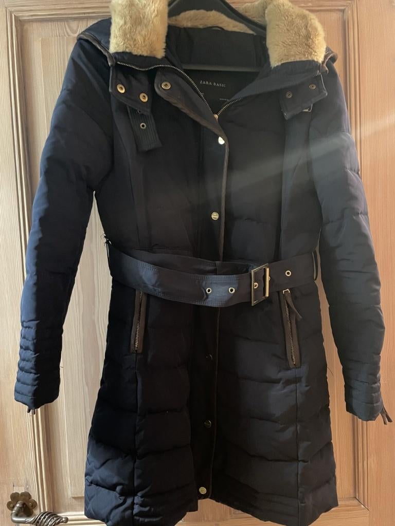 Veste d'hiver bleue taille L, Taille 42/44 (L), Enlèvement ou Envoi, Zara, Comme neuf