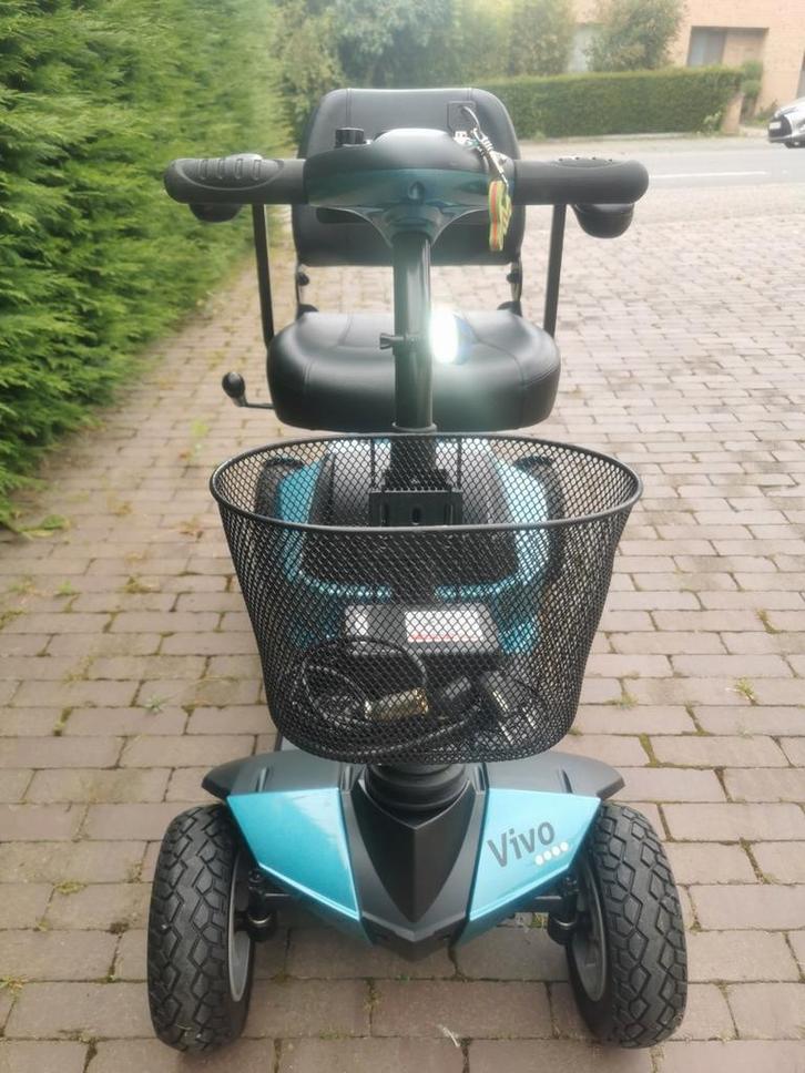 Scootmobiel opvouwbare vivo nieuw accu's info 0488826971, Diversen, Rolstoelen, Gebruikt, Elektrische rolstoel, Inklapbaar, Ophalen of Verzenden
