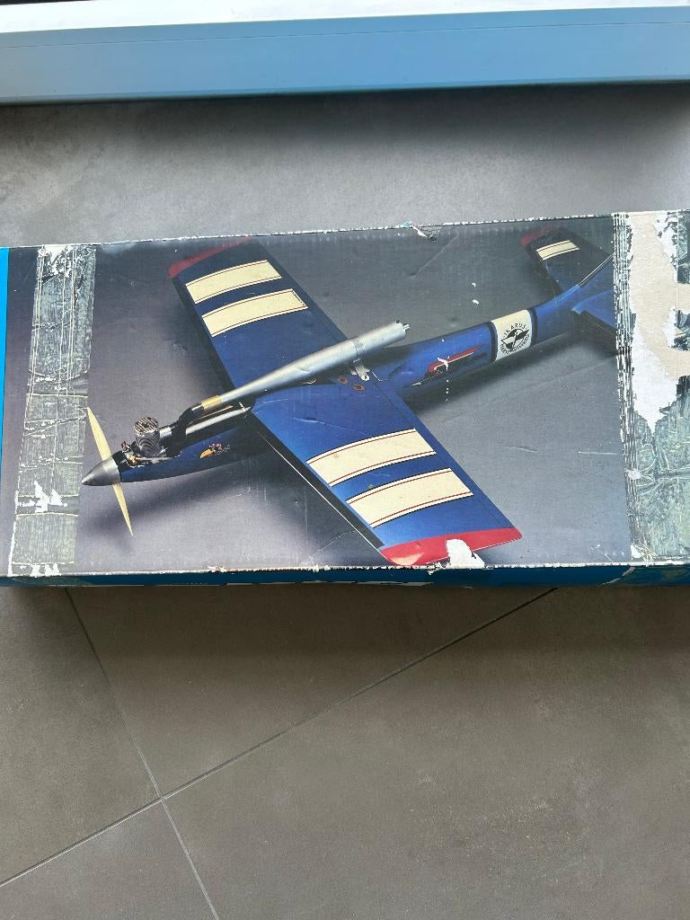 Simprop Speed Cobra 10cc rc vliegtuig bouwdoos 80's vintage, Ophalen of Verzenden, Zo goed als nieuw, Nitro