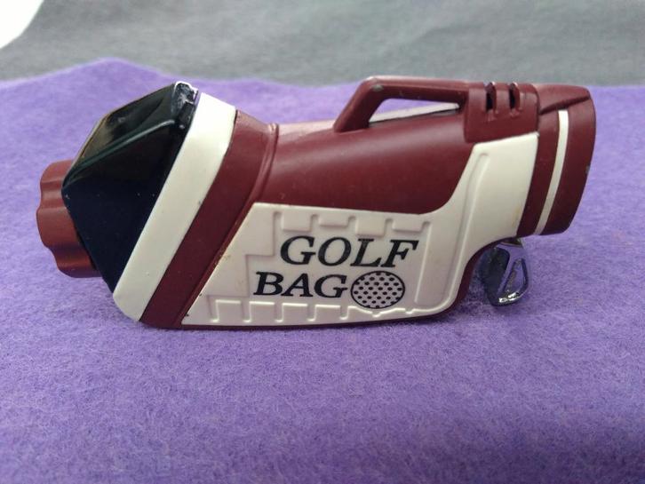 briquet Sac de golf, Collections, Articles de fumeurs, Briquets & Boîtes d'allumettes, Utilisé, Briquet, Enlèvement ou Envoi