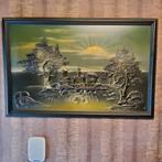 Moie kader l80 en br 55cm, Antiek en Kunst, Kunst | Schilderijen | Klassiek, Ophalen