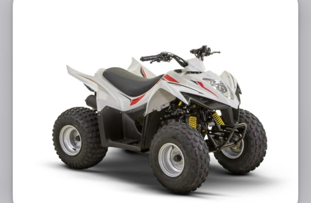 quad, Motoren, 90 cc, 11 kW of minder, 1 cilinder