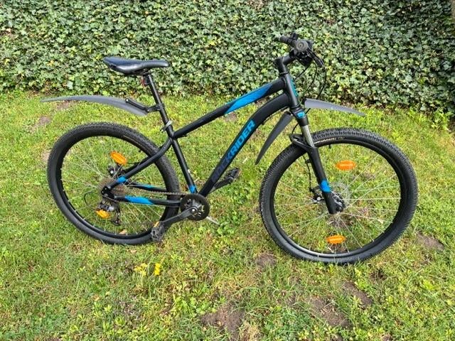 Touring-mountainbike ST 120 zwart/blauw 27.5" - ROCKRIDER, Fietsen en Brommers, Fietsen | Mountainbikes en ATB, Zo goed als nieuw