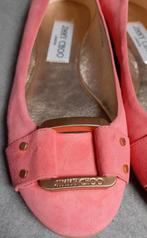 Jimmy Choo/Suede Light Coral/Maat 37/ NIEUW, Kleding | Dames, Schoenen, Jimmy choo, Nieuw, Roze, Ballerina's