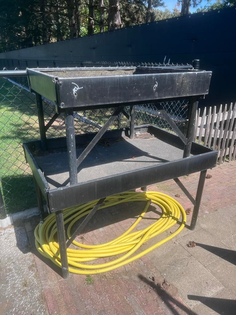 Zaaitafel kweektafel, Ophalen, Gebruikt