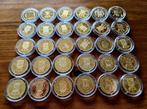 30 pièces en argent 925 avec une couche d'or., Timbres & Monnaies, Monnaies | Europe | Monnaies euro, Enlèvement ou Envoi, Autres valeurs