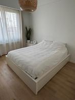 MALM bed ikea 160x200 wit met opbergruimte, Huis en Inrichting, Ophalen, Overige materialen, Gebruikt, Wit