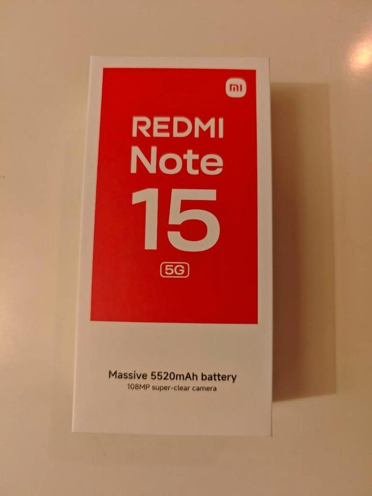 Redmi Note 15 5G - NEUF - Emballage non ouvert, Télécoms, Téléphonie mobile | Huawei, Neuf, Sans abonnement, Sans simlock, Écran tactile