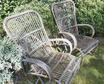 2 chaises de jardin vintage en rotin et bambou  années 60-70, Maison & Meubles, Osier ou Rotin, Vintage, Une personne, Enlèvement