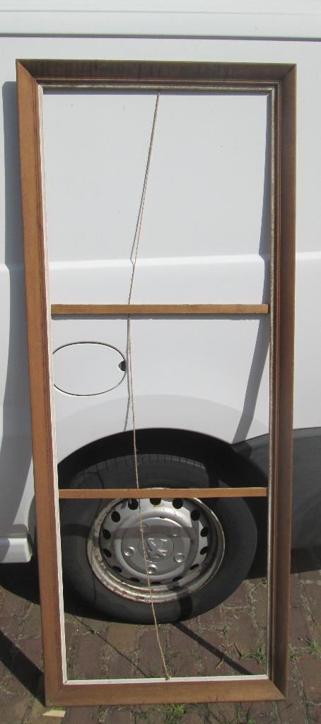 Joli grand cadre en bois ancien - 175x70/165x60, Enlèvement, Comme neuf, Bois