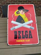 Emaille reclamebord  Belga ,vanderelst ,sigaretten, Ophalen, Reclamebord
