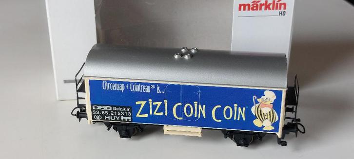 SNCB/NMBS MARKLIN BELGIAN BEER WAGON *ZIZI COIN COIN * HO*AC, Hobby & Loisirs créatifs, Trains miniatures | HO, Comme neuf, Wagon
