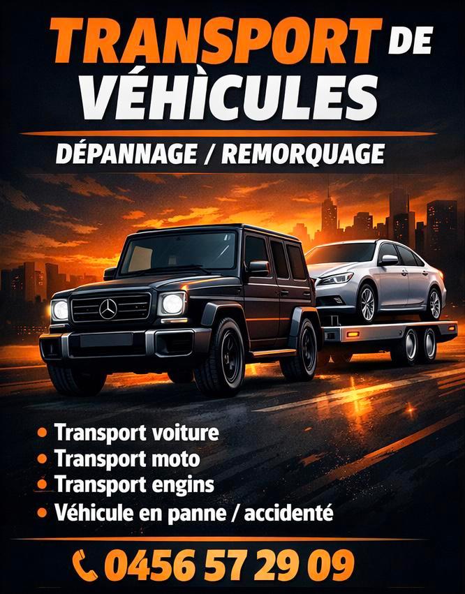 Transport de véhicules – voiture, moto, engins, Autos, Autos Autre, Particulier, Enlèvement