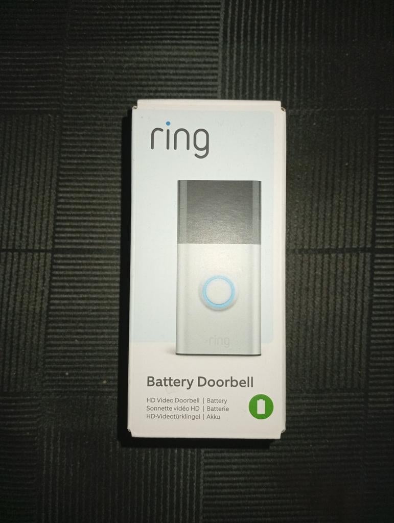 Ring HD video deurbel (batterij/bedraad), Ophalen of Verzenden, Compatibel met smartphone, Nieuw, Draadloos
