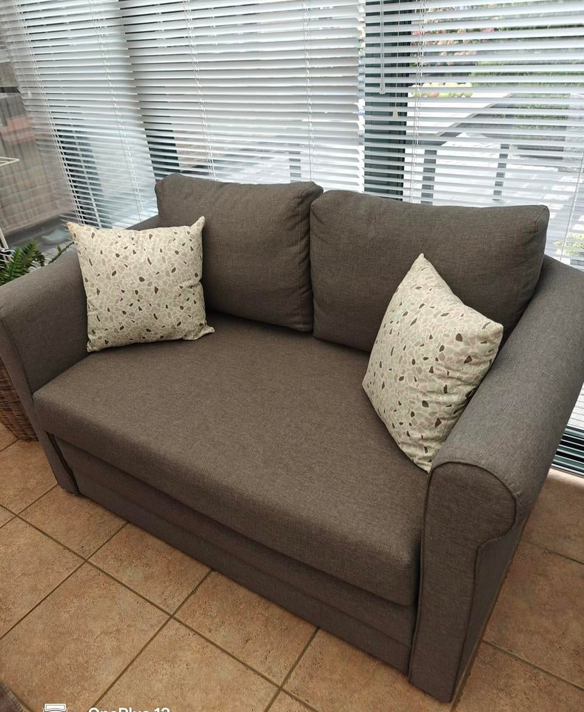 Slaapbank, Maison & Meubles, Canapés | Sofas & Chaises Longues, Comme neuf, Deux personnes, Moins de 150 cm, 75 à 100 cm, Tissus