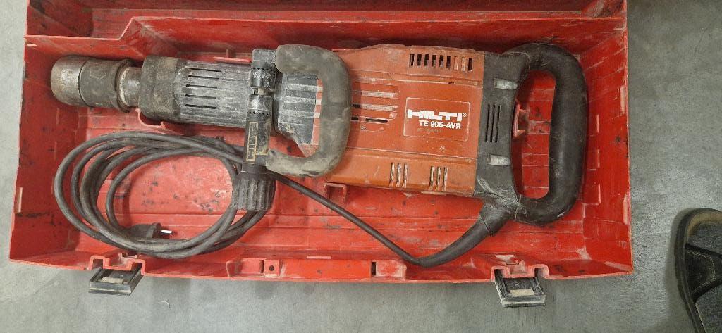 HILTI TE905 AVR Zware Krachtige Breekhamer, Doe-het-zelf en Bouw, Gereedschap | Boormachines, Zo goed als nieuw, Boor- en/of Breekhamer