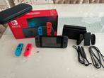 Nintendo Switch (V2 2019), Games en Spelcomputers, Ophalen, Gebruikt, Met 2 controllers, Switch 2019 Upgrade