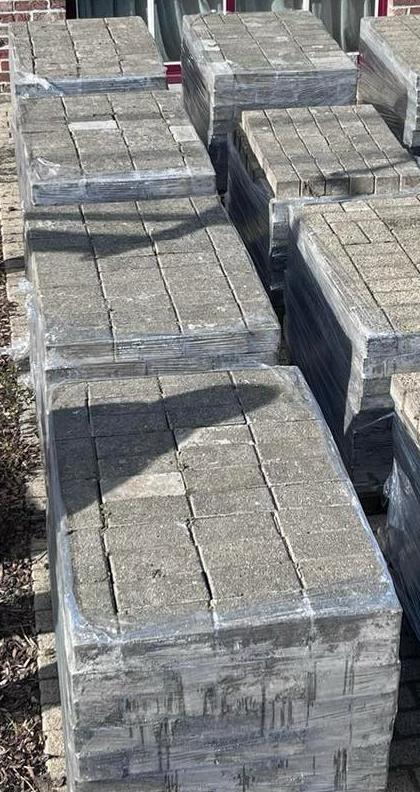 Betonklinkers, Béton, Enlèvement, Utilisé, Briques