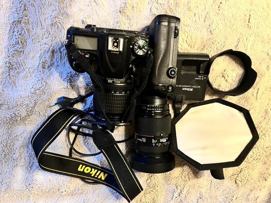 Nikon D7100 + 2 objectifs + accessoires, TV, Hi-fi & Vidéo, Photo | Lentilles & Objectifs, Envoi, Comme neuf, Accessoires