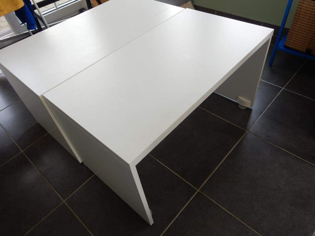 2 ikea bank of tafel, Enlèvement, Utilisé