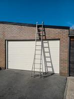 Ladder solide alu 2x12tr uitschuifbaar 6m transport 3.15 m, Bricolage & Construction, Échafaudages, Enlèvement