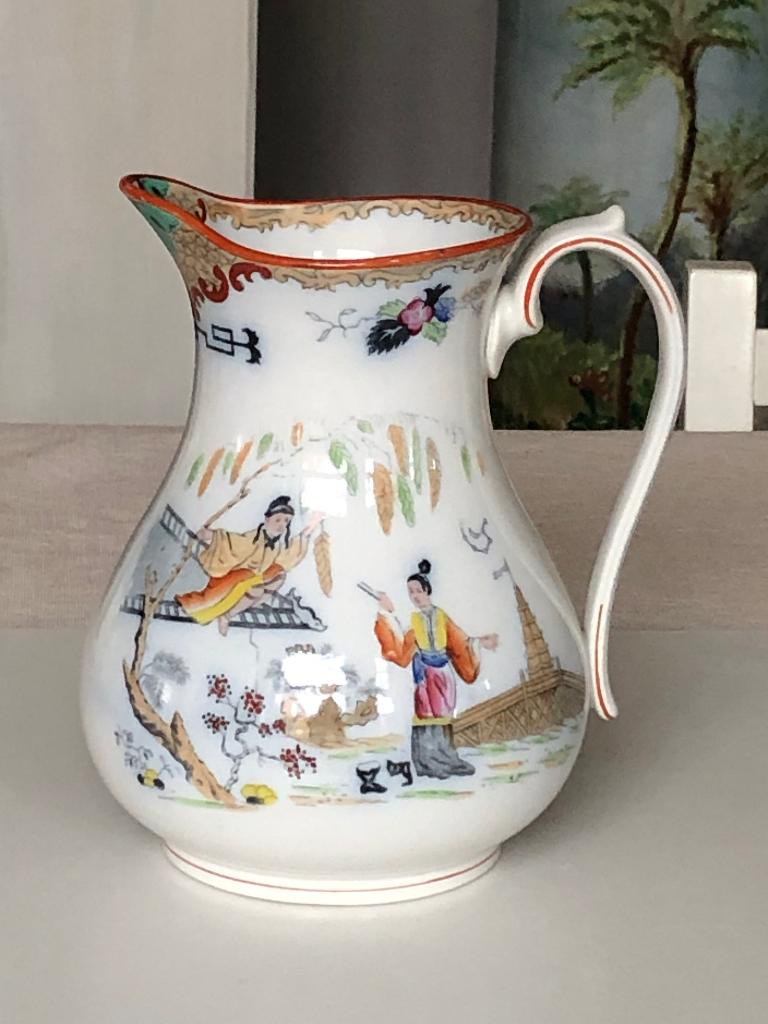 Antieke porseleinen schenkkan Petrus Regout Maastricht, Antiquités & Art, Antiquités | Céramique & Poterie, Enlèvement ou Envoi