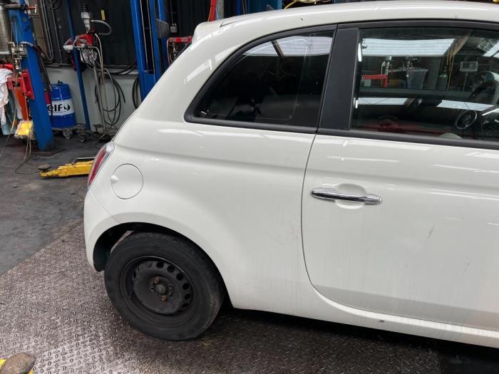 Spatbord rechts-achter van een Fiat 500 (268), Auto-onderdelen, Carrosserie, Spatbord, Fiat, Gebruikt, 3 maanden garantie, Ophalen of Verzenden