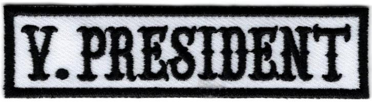 Vice President stoffen opstrijk patch embleem #3, Motoren, Accessoires | Overige, Nieuw, Verzenden