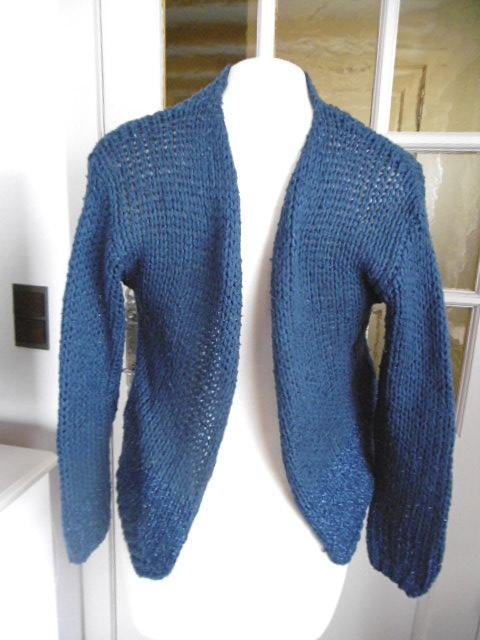 blauwe trui gilet meisje, someone, maat 134, Kinderen en Baby's, Kinderkleding | Maat 134, Ophalen of Verzenden, Someone, Meisje