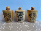 3 erotische Chinese snuifflesjes, ca 1900-1940, Enlèvement