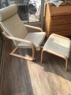 Relax zetel met poef, Huis en Inrichting, Stoelen, Ophalen, Gebruikt